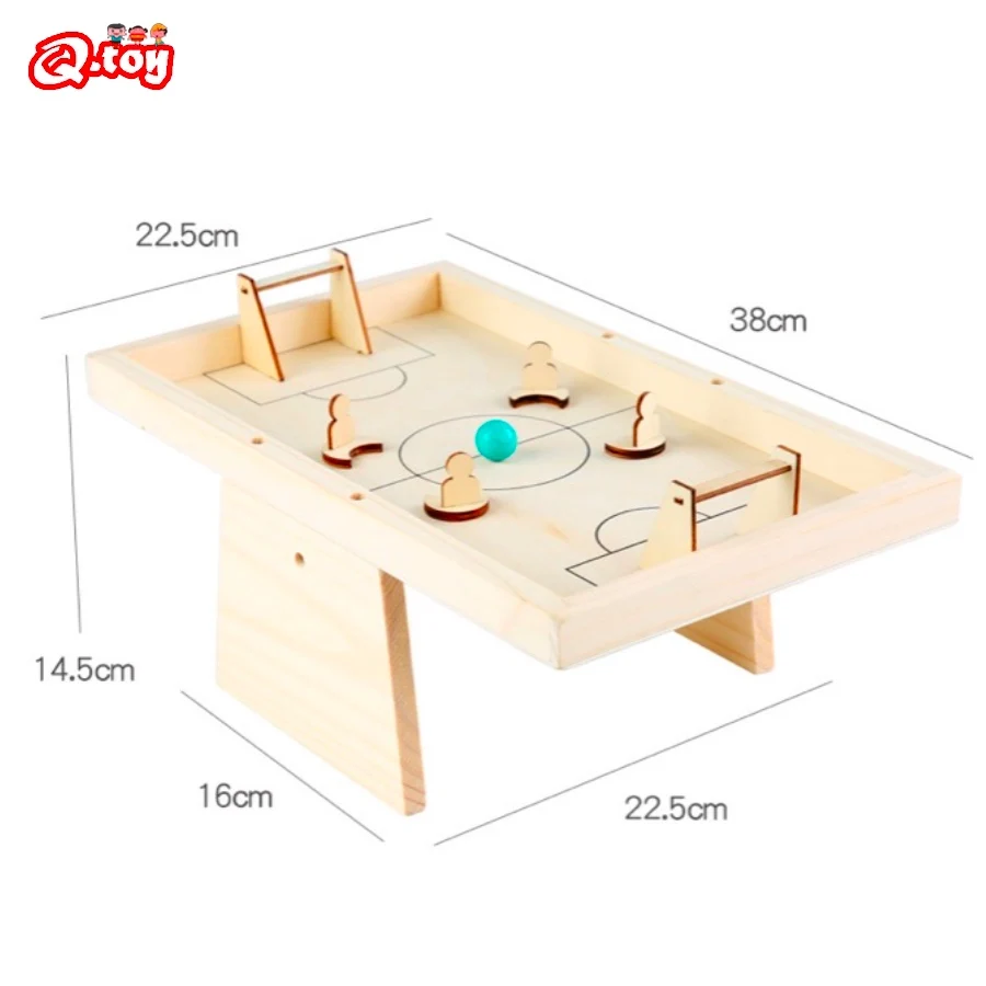 Soccer football foosball toy table games match game kit football set board wooden play ball toys interactive fun children's gift