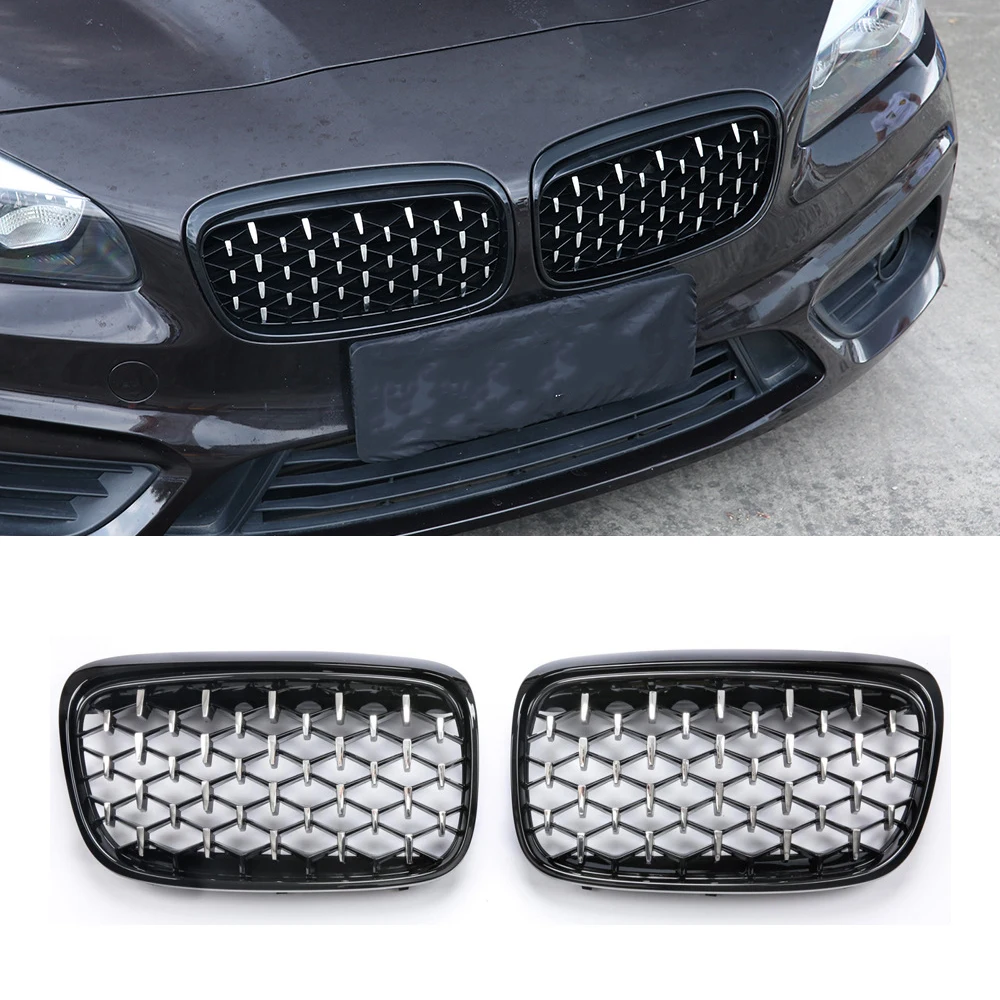 Car Front Grille For BMW E87 E90 E92 E93 F20 F21 F30 F34 F35 E60 F10 F11 F18 G30 G38 F45 F32 F36 1/2/3/4/5 Series Diamond Grills