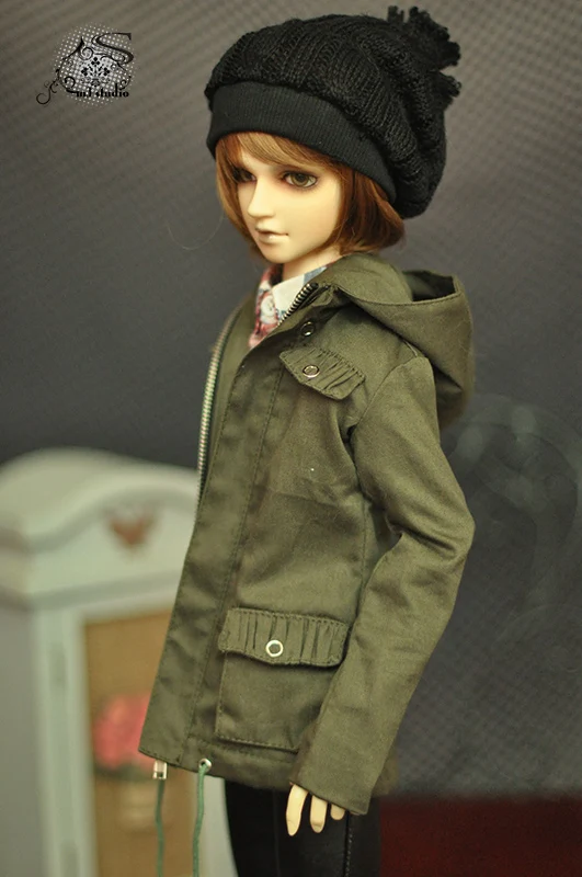 1/4 1/3 BJD pop Capuchon jas kleding Accessoires voor BJD/SD MSD SD13 SD17, exclusief pop, schoenen, pruik en andere E2617