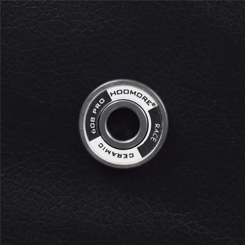 HOOMORE high speed bearing with 7 beads Si3N4 black ceramic inline speed skates bearing for Powerslide Cityrun Patines 16pcs/lot