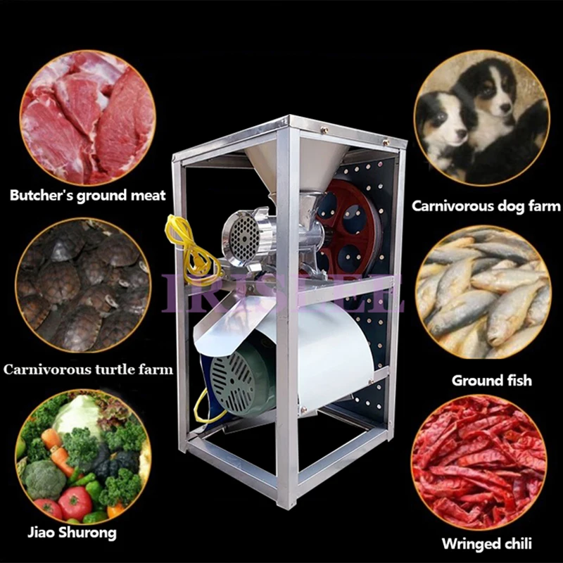 Multifunction Electric Chicken Fish Meat Bone Grinder Crushing Machine Duck Rack Crusher Shredder For Tortoise Feed