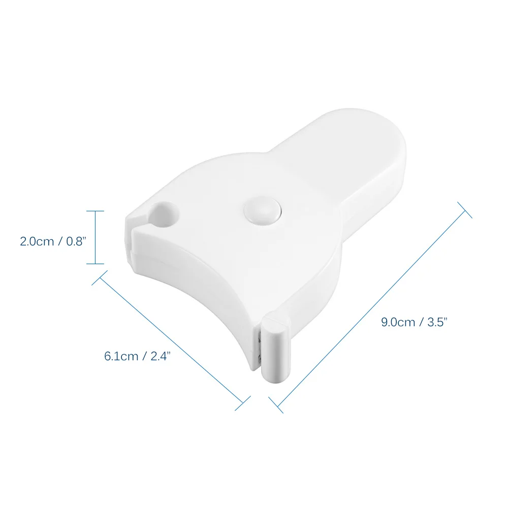 150cm / 60 pollici vestiti carini righello di misurazione mini portatile in plastica per bambini misuratore di altezza misura di nastro righello telescopico