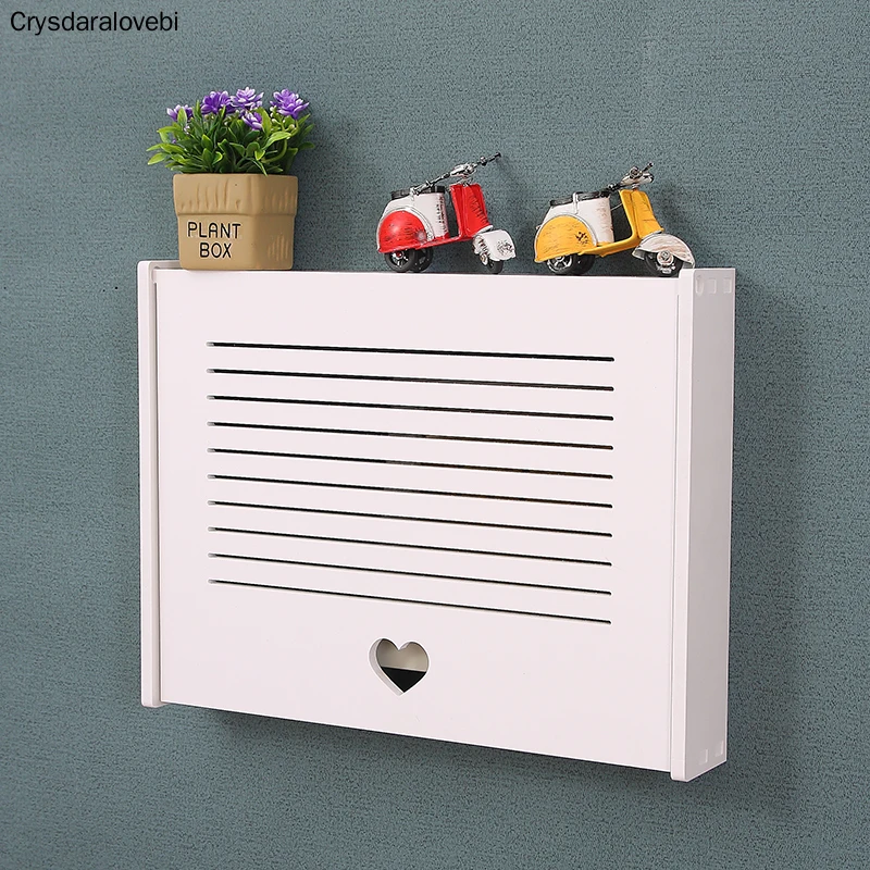 Electric Meter Decorative Box Wireless Wifi Router Storage Box PVC Wall Hanging Storage Living Room Home Decor Ornaments