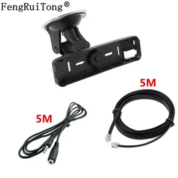 Panel Mount Holder + Panels Separate Cable Extension Line+External audio Extended line，for YAESU FT-7800 FT-7900 Walkie Talkie
