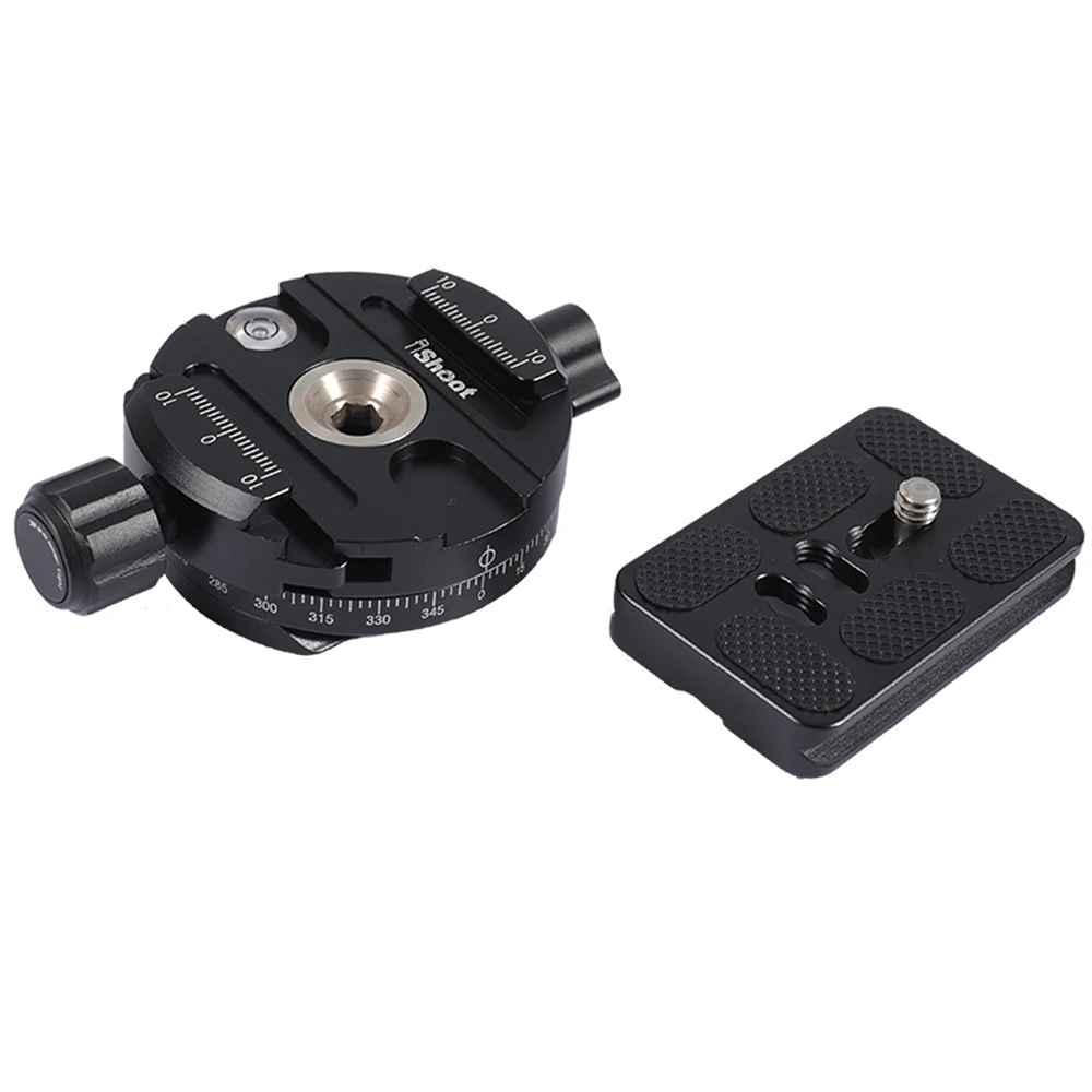 21mm Ultra-slim 360 Rotating Panoramic Panorama Head+Quick Release Plate for Arca-Swiss RRS KIRK MARKINS Camera Tripod Ball Head