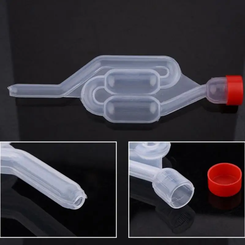 One-way Wine Beer Brewing Fermentation Check Valve Plastic Air Lock Water Seal Home Winemaking Exhaust Valve Yeast