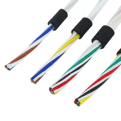 Soft Flexible cable 18/20/22AWG 2-8core Towline cable 5m PVC flexible wire resistance to bending corrosion resistant copper wire