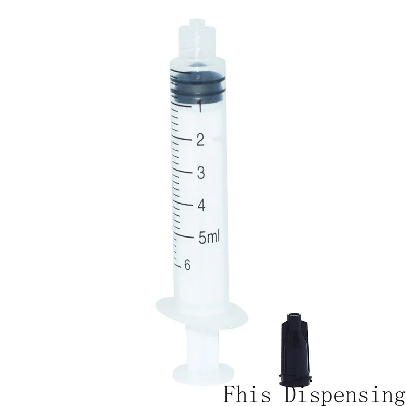 

Wholesale Dispensing Syringes 5cc 5ml Plastic Tip Cap Pack of 500