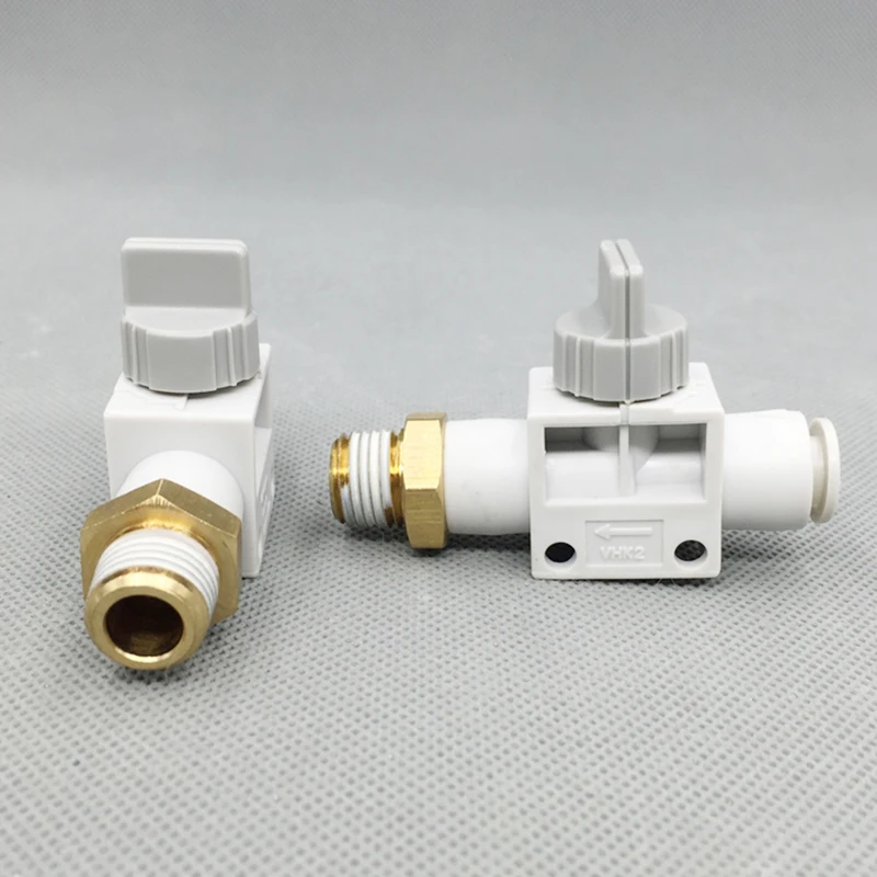 Conector de encaixe para válvula de mão