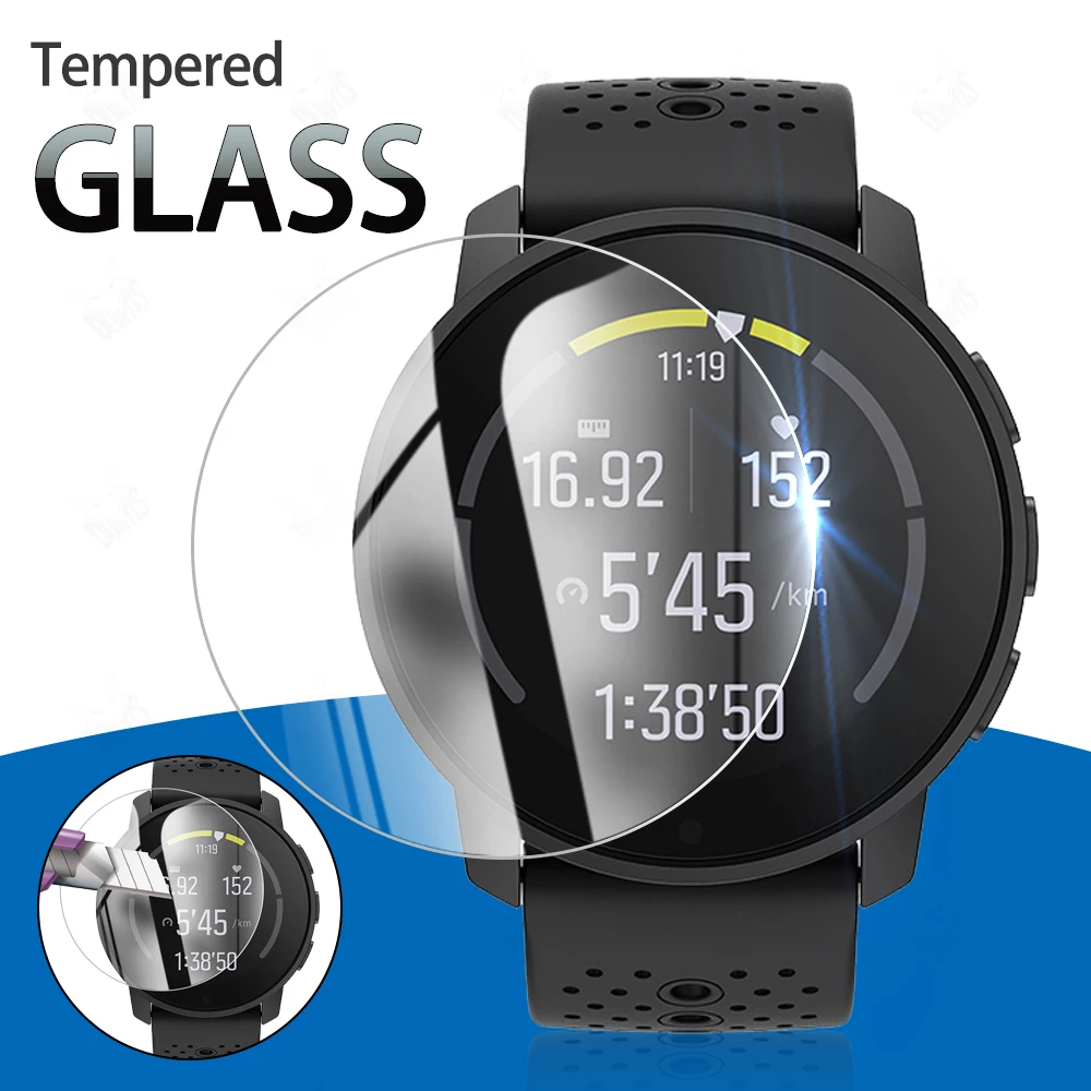 For Suunto 9 Peak Baro Tempered Glass Screen Protector For Suunto  9 9Peak 9Baro Smart Watch Clear Anti-Scratch Protection Film