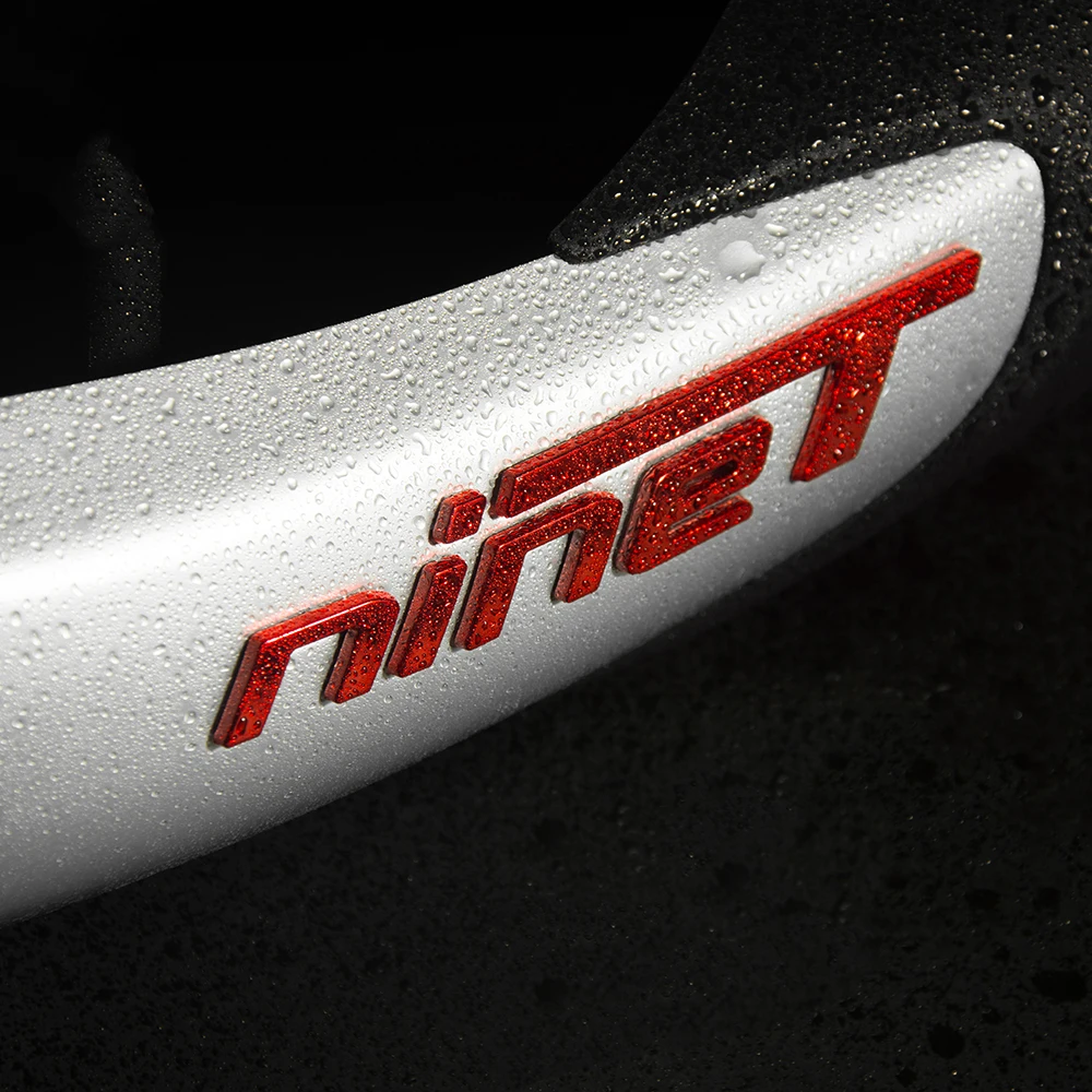 Autocollant étanche pour tuyau d\'accès moto, autocollant nickel é de personnalité cool, résistant à la chaleur 3D, BMW R NINE T R NineT r9t 3D