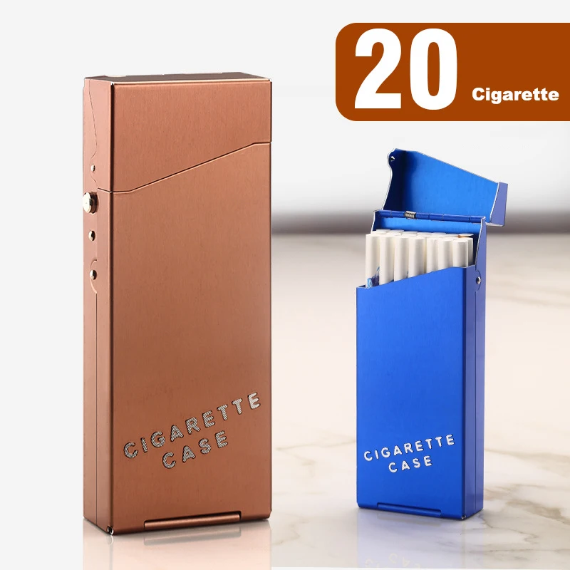 20*5mm Cigarette Women Metal Long Thin Cigarette Case Box