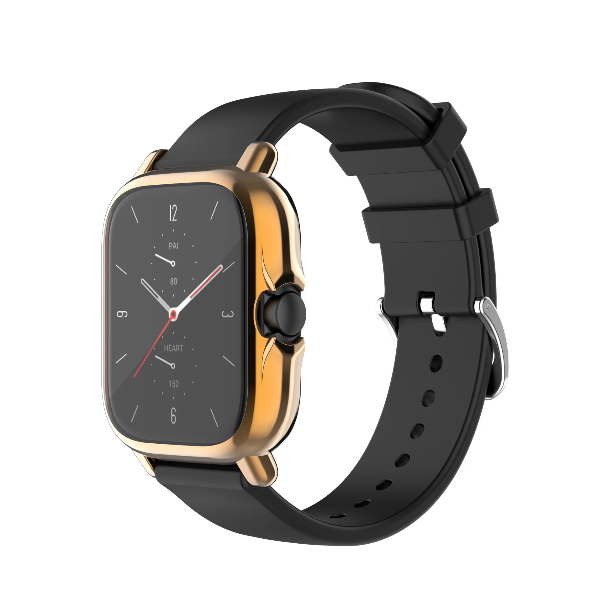 สำหรับ Huami Amazfit GTS 2/2e ชุบกรอบป้องกันสำหรับ Xiaomi Amazfit GTS2 2e Full หน้าจอเปลี่ยน Protector กรณี