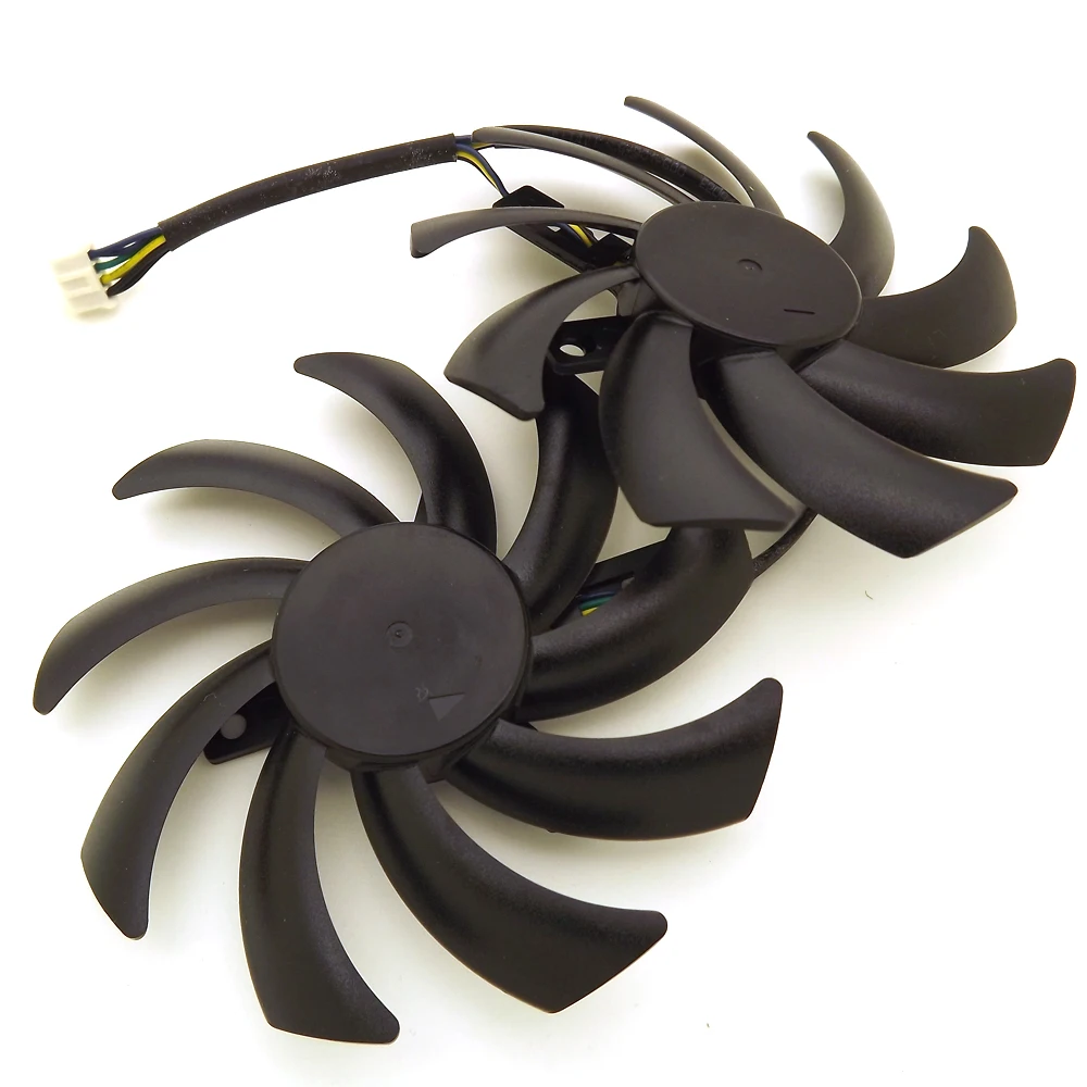 PLD09210D12HH DC12V 0.40A 85mm 4wire 4pin For XFX R9 380 280X 270X 290X Graphics Card Cooling Fan 4Pin