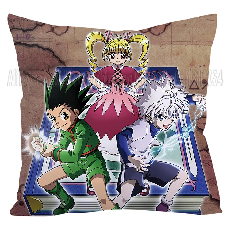 HUNTERxHUNTER Gối 45Cm Anime Đồ Chơi Trẻ Em Phòng Ngủ Gối Sofa Có Không Có Gối Chèn Trang Trí Nhà Đệm Áo Gối Chần Gòn