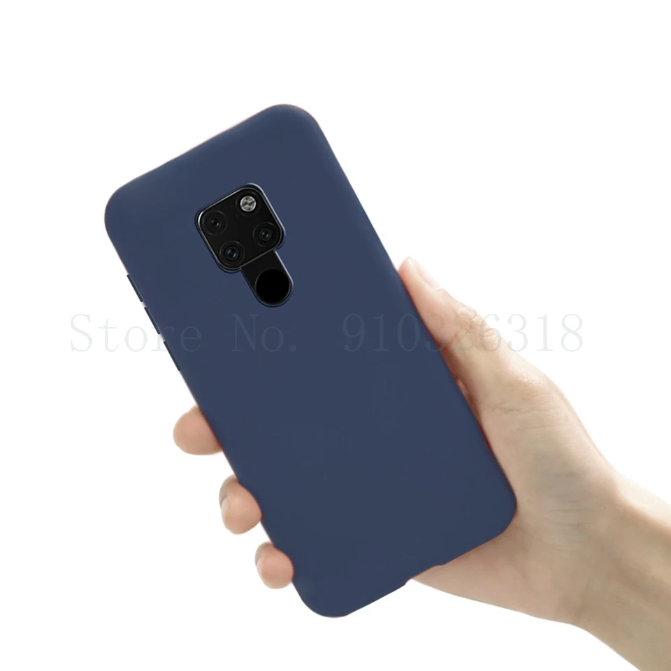 Soft Silicone Case For Huawei Mate 20 Shock-Absorption Bumper Cover Anti-Scratch Back Cover For Mate 20 HMA-L09, HMA-L29 6.53\