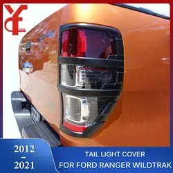 ABS Tail Lights Cover For Ford Ranger Wildtrak T6 T7 T8 2012 2013 2014 2015 2016 2017 2018 2019 2020 2021