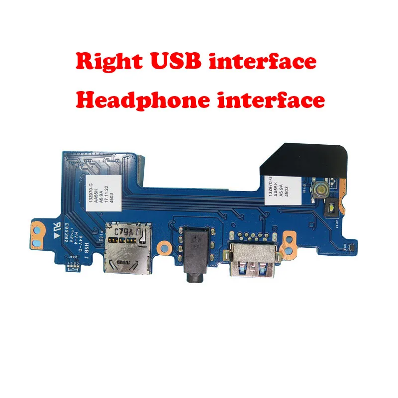 

Right USB interface headset board For LG 13Z970-G 13ZD970-G 13Z970-ER33J 13Z970-UAAW5U1 13Z970-MRS1J New