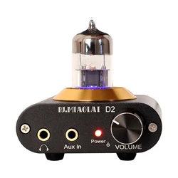 Music enthusiast design portable 6N3 tube preamplifier/headphone audio amplifier listen to beautiful music