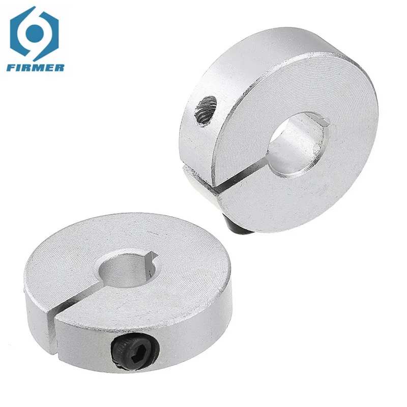 8/10/12/16/20/25mm Linear Rail Shaft Stop Collar SC Shaft Limit Fixing Ring CNC Parts For Fixed Linear Rail Shaft Linear Bearing