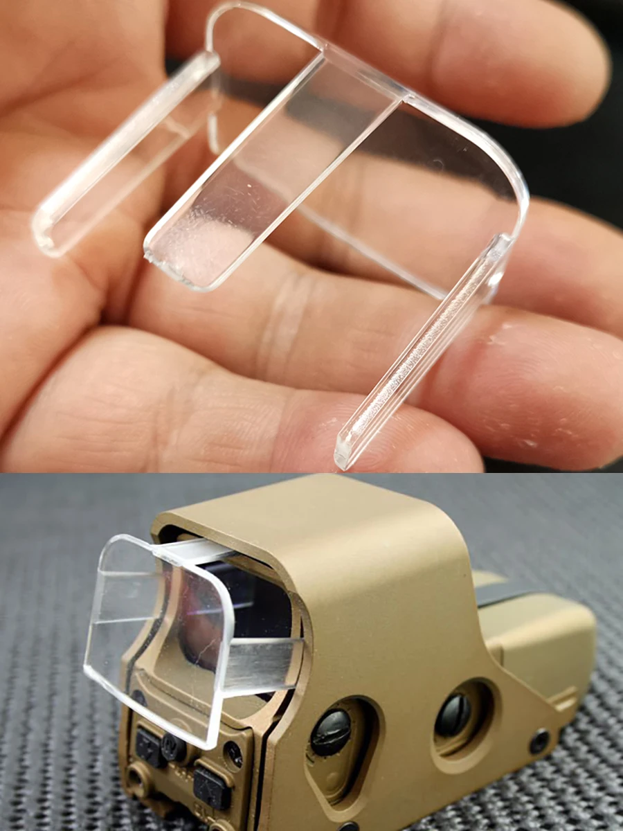 DulClear-Couvercle de protection d'objectif en acrylique pour la chasse, point rouge, visée holographique, Airosft, Eotacétone, 551, 552, 553, 556, 557