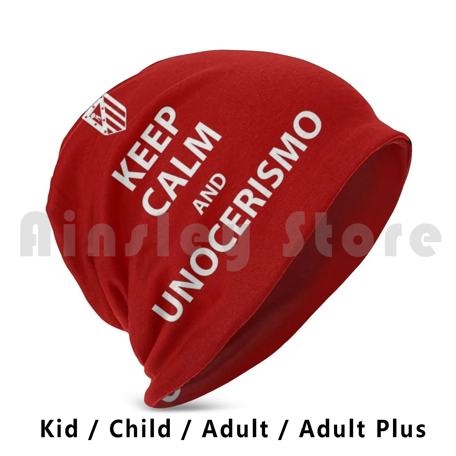 Unocerism Iii Beanies Knit Hat 1421 Beanies Print Never Stop Believing Simeone One Goal Fan Follower