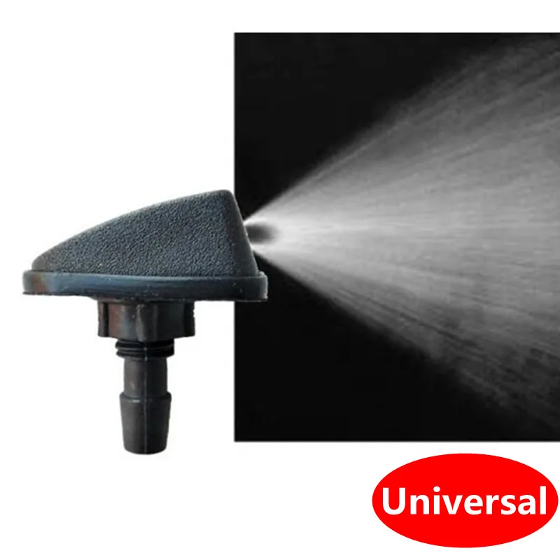 2023 Universal 2pcs Car Windscreen Washer Jet Nozzles Fan For Hyundai IX35 IX45 Sonata Verna Solaris Elantra Tucson Mistra IX25