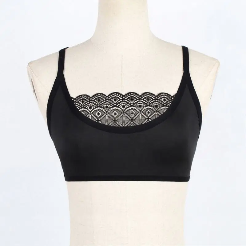 Women Tube Top Lace Camisole Wrap Top Bra Bandeau Slim Sexy Solid Colour Tanks Underwear Lady Girl Sexy Wrap Bodysuit