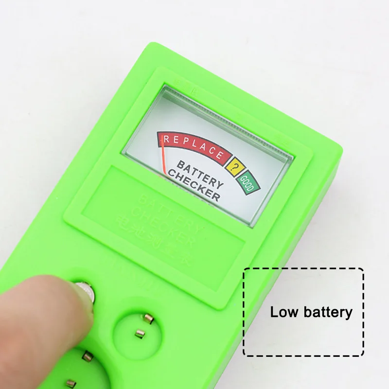 

1.55 & 3 V Button Battery Tester Portable Watch Clock Cell Measuring Tool Accessory Easy to Use Repair Meter Batteries Measuring