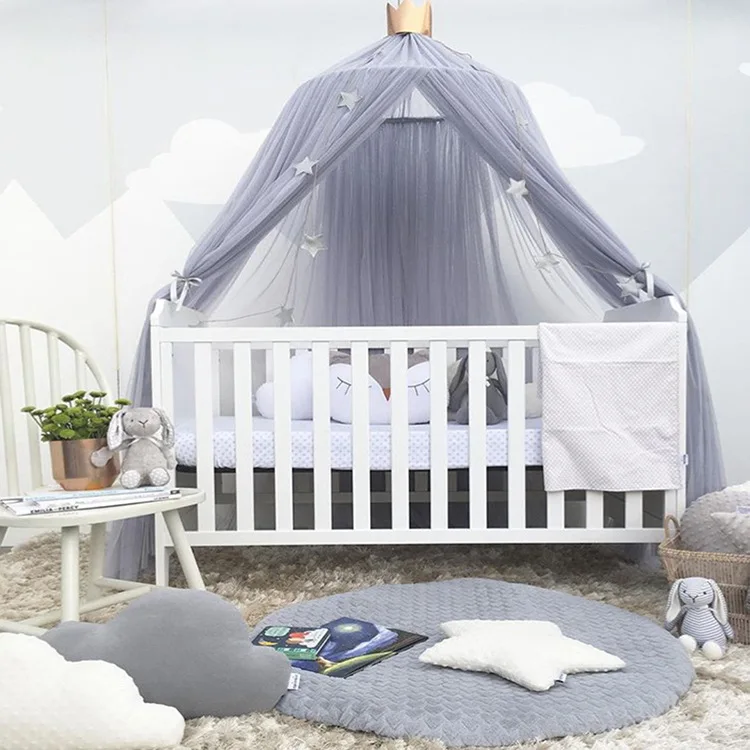 Baby Room Mosquito Net Bed Hanging Tent Crib Baby Bed Canopy Tulle Curtain Bedroom Play House Tent Children's Room Decoration