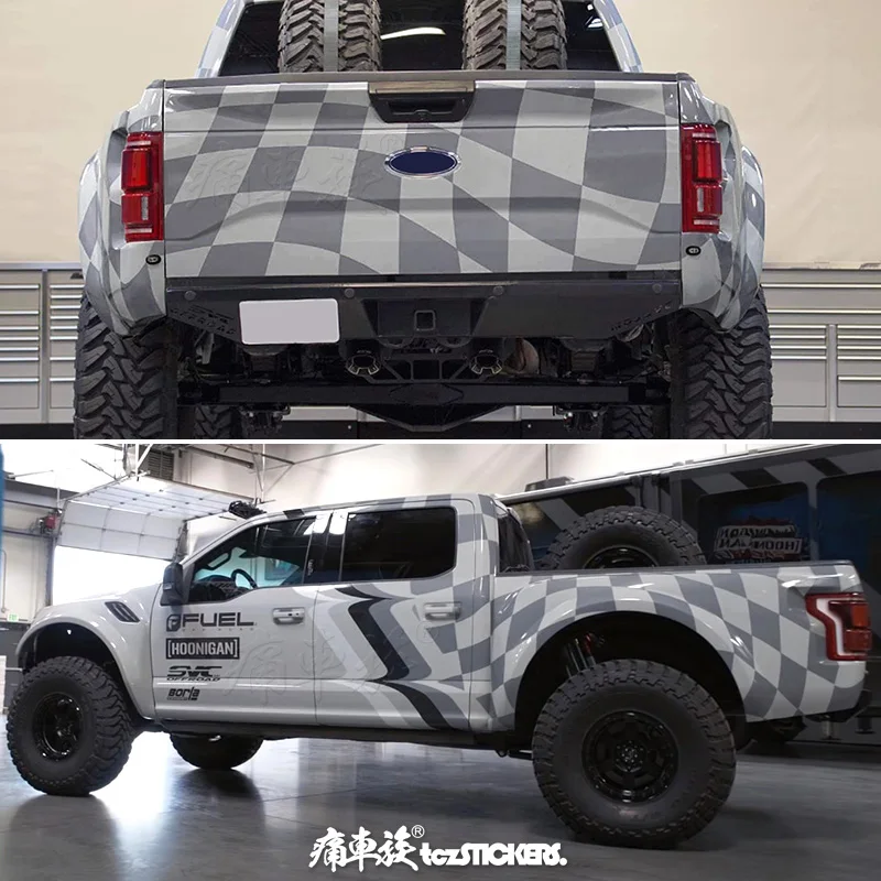 

Автомобильные наклейки для Ford New Raptor F150, Внешнее украшение кузова, персонализированные спортивные Переводные картинки для пикапа