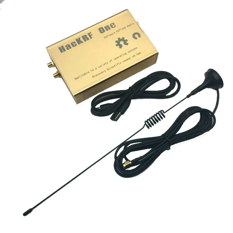 FREE  SHIPPING  gold case HackRF One SDR Software Defined Radio 1MHz to 6GHz Mainboard Development board