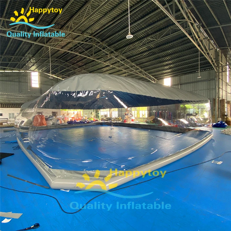 

Customize Size/Color Waterproof Inflatable Clear Transparent Pool Cover Dome Tent