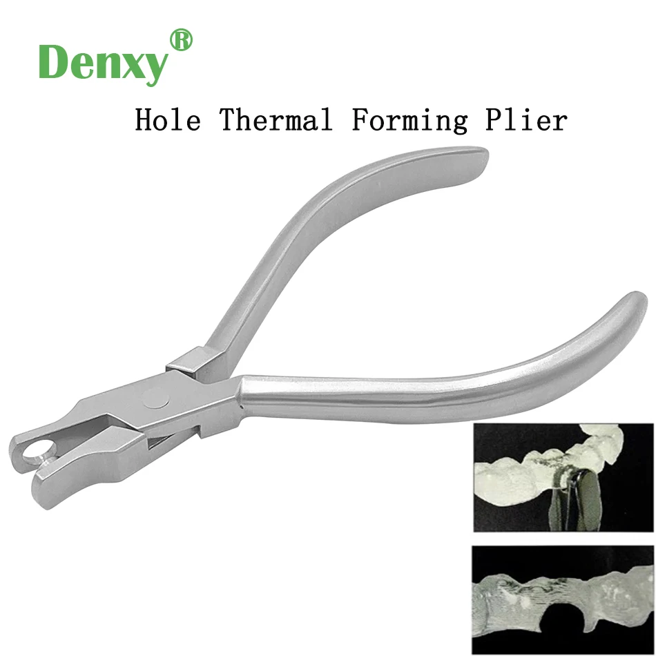 Denxy Dental Orthodontic Aligner Pliers hole punch pliers retainer Clear Aligners tear drop pliers Invisalign invisible Brace