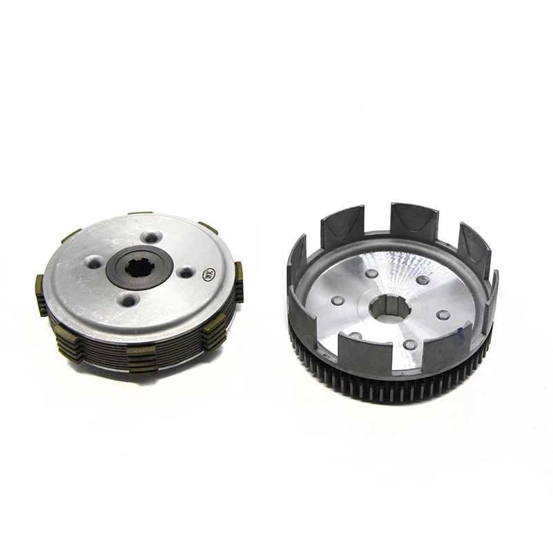 Motorcycle LF140 Complete Manual Clutch Kit For 55mm Bore lifan 140 140cc 1P55FMJ Horizontal Kick Starter Engines Dirt Pit Bike
