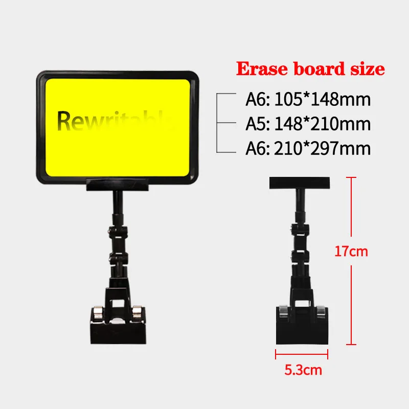 A4/A5/A6  Fruit Price Display Stand Supermarket Waterproof Erasable Label Vegetable Fresh Aquatic Product Promotional Brand