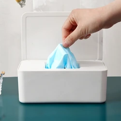 1pcs Practical Home Storage Supplies Simple Disposable Mask Storage Box Large-Capacity Household Dust-proof Tissue Box