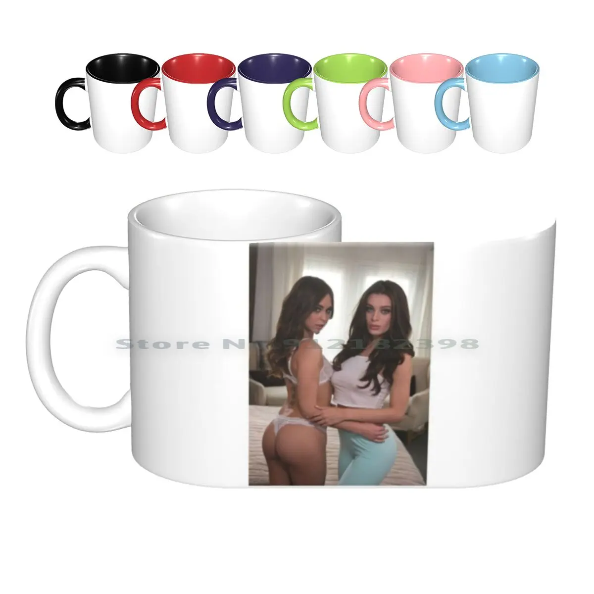 My Best Friend Ceramic Mugs Coffee Cups Milk Tea Mug Womens Girls Solo Beautiful Beuty Gang Bang Teen Cute Fun Funny Sexy Hot