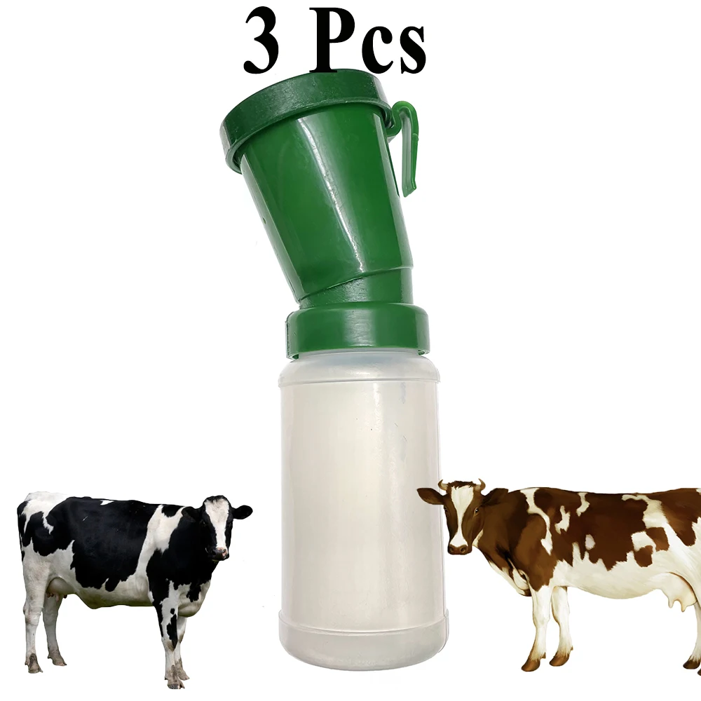 3PCS 300ml Cow Bovine Breast Nipple Cleaning Disinfect Medicated Bath Cup Plastic Non Eflow Ranch Livestock Tools Supplies