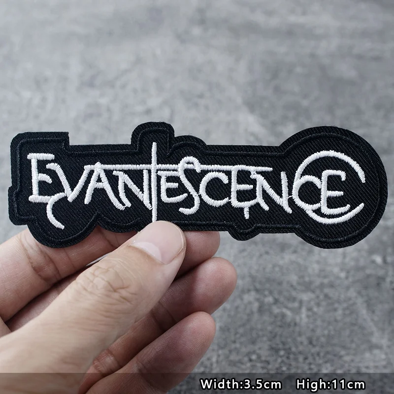 Bands Iron On Patches Apparel Sewing Fabric Handmade Appliques For Clothing Punk Rock Stickers Badges Parche