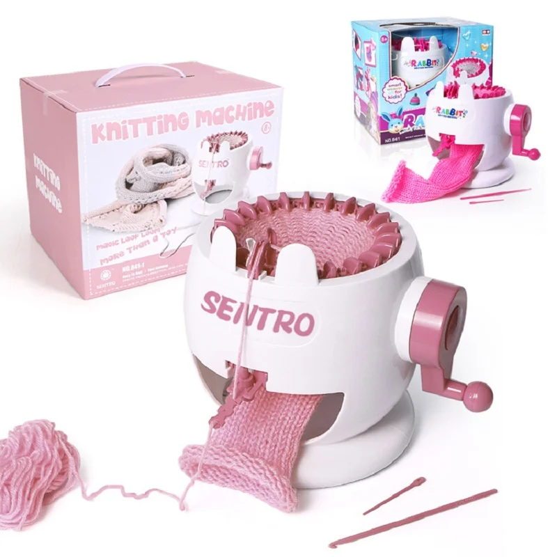 

Knitting machine hand - cranked scarf hat fabric socks knitting machine wool knitting machine DIY creative household items