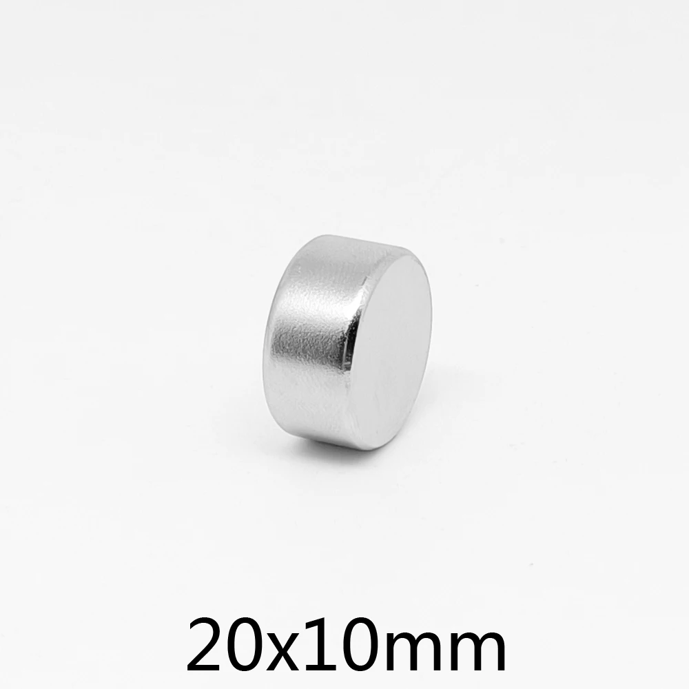 2/5/10/15/20pcs 20x10 Powerful Search Magnet 20mmx10mm Strong Round Magnets20x10mm Permanent Neodymium Magnet 20*10 mm N35