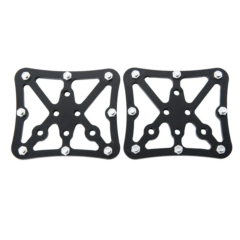 1 pair of mountain bike self lock pedal flat adapter for shimano spd looke MTB self lock pedal