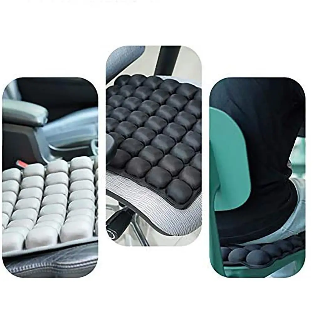 Air Seat Cushion Back Cushion For Relieving Back Sciatica Tailbone Pain Seat Pad 3D Air Cushion For Office Car Seat Wheelchair