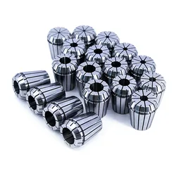 High Precision 0.008 0.015 ER11 ER16 ER20 ER32 ER40 Spring Collet Set CNC Tool Holder Engraving Machine Mill Lathe Elastic Chuck