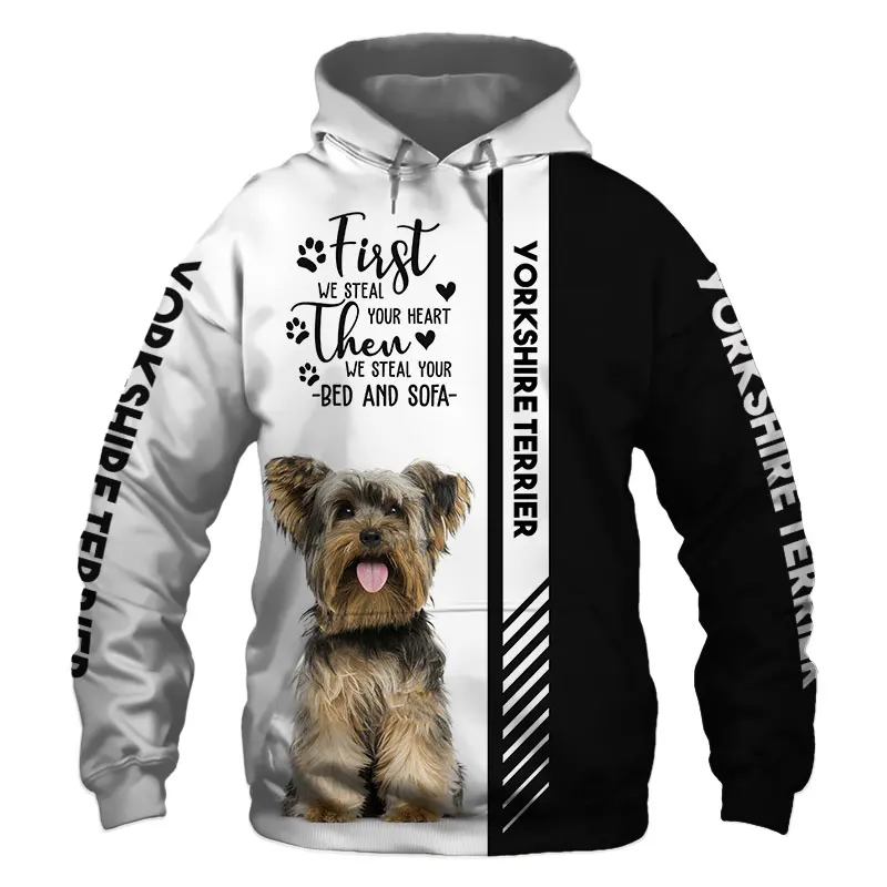 

Yorkshire Terrier Dog 3D Printed Unisex Deluxe Hoodie Men/Women Sweatshirt Streetwear Zip Pullover Casual Jacket Tracksuit