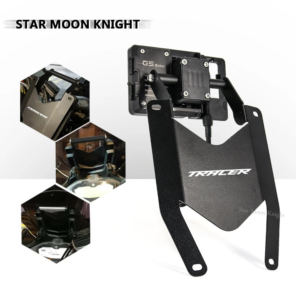 Motorcycle Stand Holder Phone Mobile Phone GPS Navigation Plate Bracket For YAMAHA MT07 Tracer 700 Tracer700 2016-2020