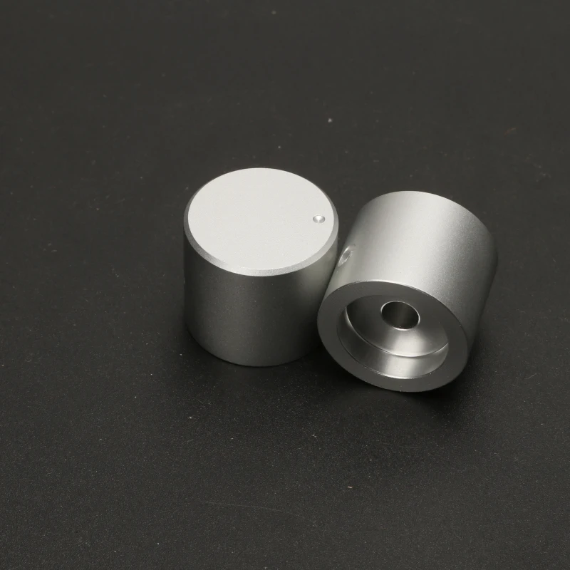 مقبض من KYYSLB بقطر 25High22MM ، هيكل مضخم من سبائك الألومنيوم ، مقياس الجهد الصلب بحجم الصوت HIFI ، مقابض مكبر الصوت