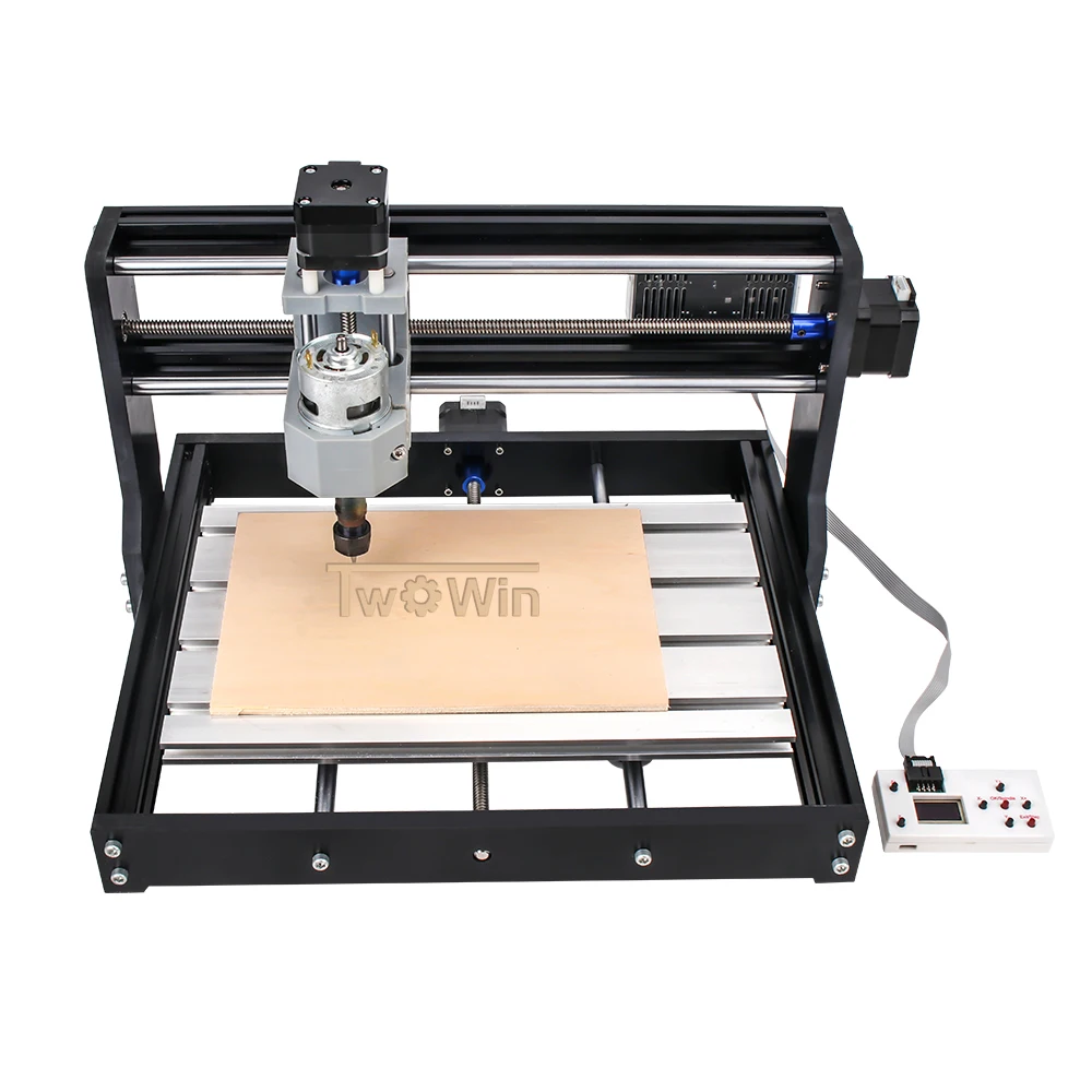 TWOWIN CNC Machine 3018 Pro GRBL Control DIY PCB Metal Milling Cutting Machine Wood Router Laser Engraver 10W/20W Laser Head