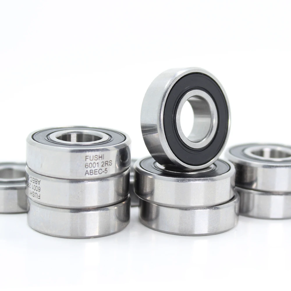 6001-2RS Łożysko ABEC-5 10 SZTUK 12x28x8 mm Uszczelnione łożyska kulkowe zwykłe 6001 2RS 6001RS 180101   RS